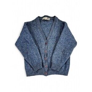 Woolmark 100% Wool V-Neck Button Cardigan - Medium